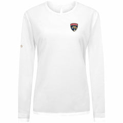 NHL Florida Panthers Levelwear Women's Sequoia Primary Logo Long Sleeve T-Shirt - White