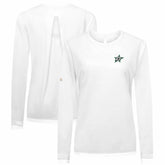 NHL Dallas Stars Levelwear Women's Sequoia Primary Logo Long Sleeve T-Shirt - White