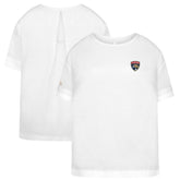 NHL Florida Panthers Levelwear Women's Tulip Primary Logo T-Shirt - White