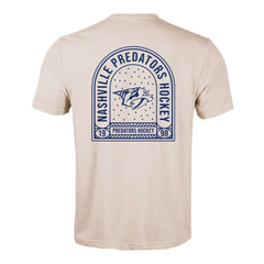NHL Nashville Predators Levelwear Richmond Stained Glass T-Shirt - Khaki
