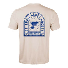 NHL St. Louis Blues Levelwear Richmond Stained Glass T-Shirt - Khaki