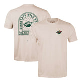 NHL Minnesota Wild Levelwear Richmond Stained Glass T-Shirt - Khaki