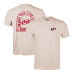 NHL Carolina Hurricanes Levelwear Richmond Stained Glass T-Shirt - Khaki