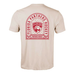 NHL Florida Panthers Levelwear Richmond Stained Glass T-Shirt - Khaki