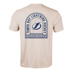NHL Tampa Bay Lightning Levelwear Richmond Stained Glass T-Shirt - Khaki