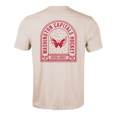 NHL Washington Capitals Levelwear Richmond Stained Glass T-Shirt - Khaki