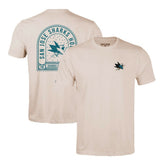 NHL San Jose Sharks Levelwear Richmond Stained Glass T-Shirt - Khaki