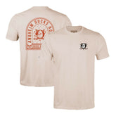 NHL Anaheim Ducks Levelwear Richmond Stained Glass T-Shirt - Khaki