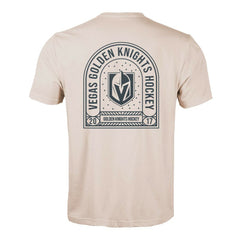 NHL Vegas Golden Knights Levelwear Richmond Stained Glass T-Shirt - Khaki