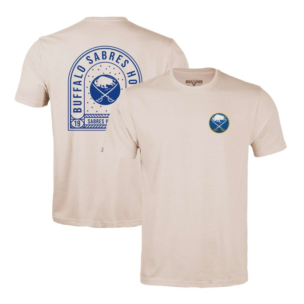 NHL Buffalo Sabres Levelwear Richmond Stained Glass T-Shirt - Khaki