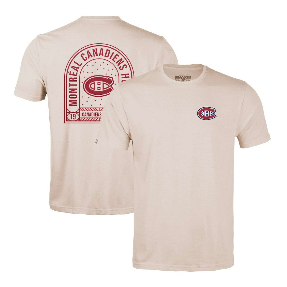 NHL Montreal Canadiens Levelwear Richmond Stained Glass T-Shirt - Khaki