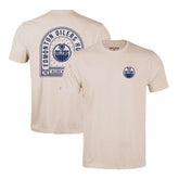 NHL Edmonton Oilers Levelwear Richmond Stained Glass T-Shirt - Khaki