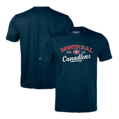 NHL Montreal Canadiens Levelwear Richmond Ice Wall T-Shirt - Navy