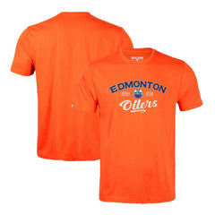NHL Edmonton Oilers Levelwear Richmond Ice Wall T-Shirt - Orange