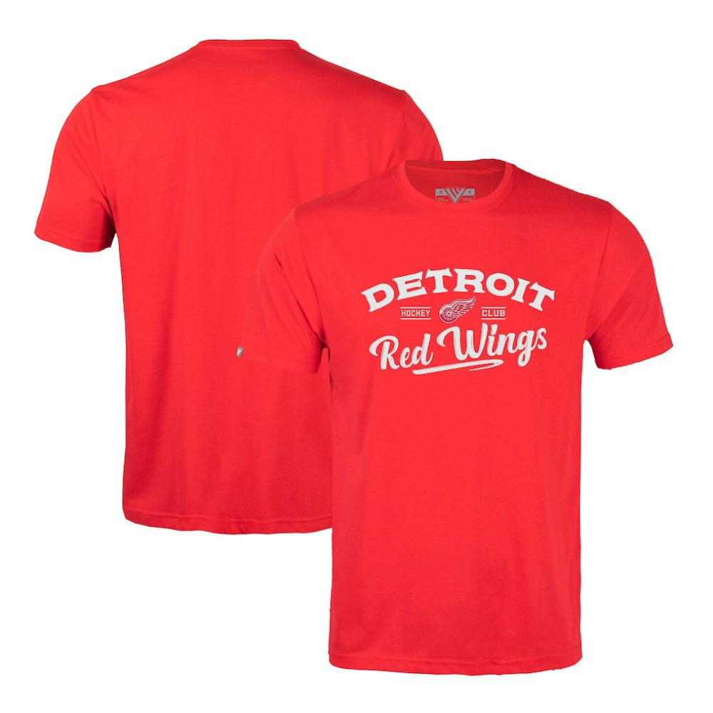 NHL Detroit Red Wings Levelwear Richmond Ice Wall T-Shirt - Red
