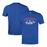 NHL New York Rangers Levelwear Richmond Ice Wall T-Shirt - Blue
