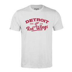 NHL Detroit Red Wings Levelwear Richmond Ice Wall T-Shirt - White