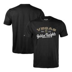 NHL Vegas Golden Knights Levelwear Richmond Ice Wall T-Shirt - Black