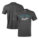 NHL San Jose Sharks Levelwear Richmond Ice Wall T-Shirt - Gray