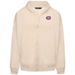 NHL Montreal Canadiens Levelwear Uphill Stained Glass Full-Zip Hoodie Jacket - Khaki