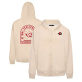 NHL Ottawa Senators Levelwear Uphill Stained Glass Full-Zip Hoodie Jacket - Khaki