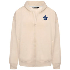NHL Toronto Maple Leafs Levelwear Uphill Stained Glass Full-Zip Hoodie Jacket - Khaki