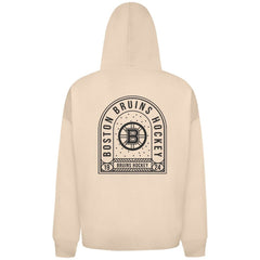 NHL Boston Bruins Levelwear Uphill Stained Glass Full-Zip Hoodie Jacket - Khaki