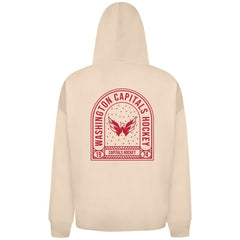 NHL Washington Capitals Levelwear Uphill Stained Glass Full-Zip Hoodie Jacket - Khaki