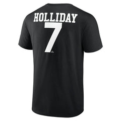 Jackson Holliday Baltimore Orioles Icon Player Name &Number T-Shirt - Black T-shirts