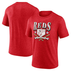 Cincinnati Reds Home Tri-Blend T-Shirt - Red T-shirts