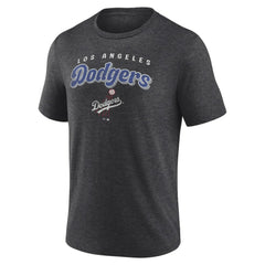 Los Angeles Dodgers Wonderment Tri-Blend T-Shirt - Charcoal T-shirts