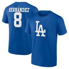 Enrique Hernandez Los Angeles Dodgers Icon Player Name & Number T-Shirt - Royal T-shirts