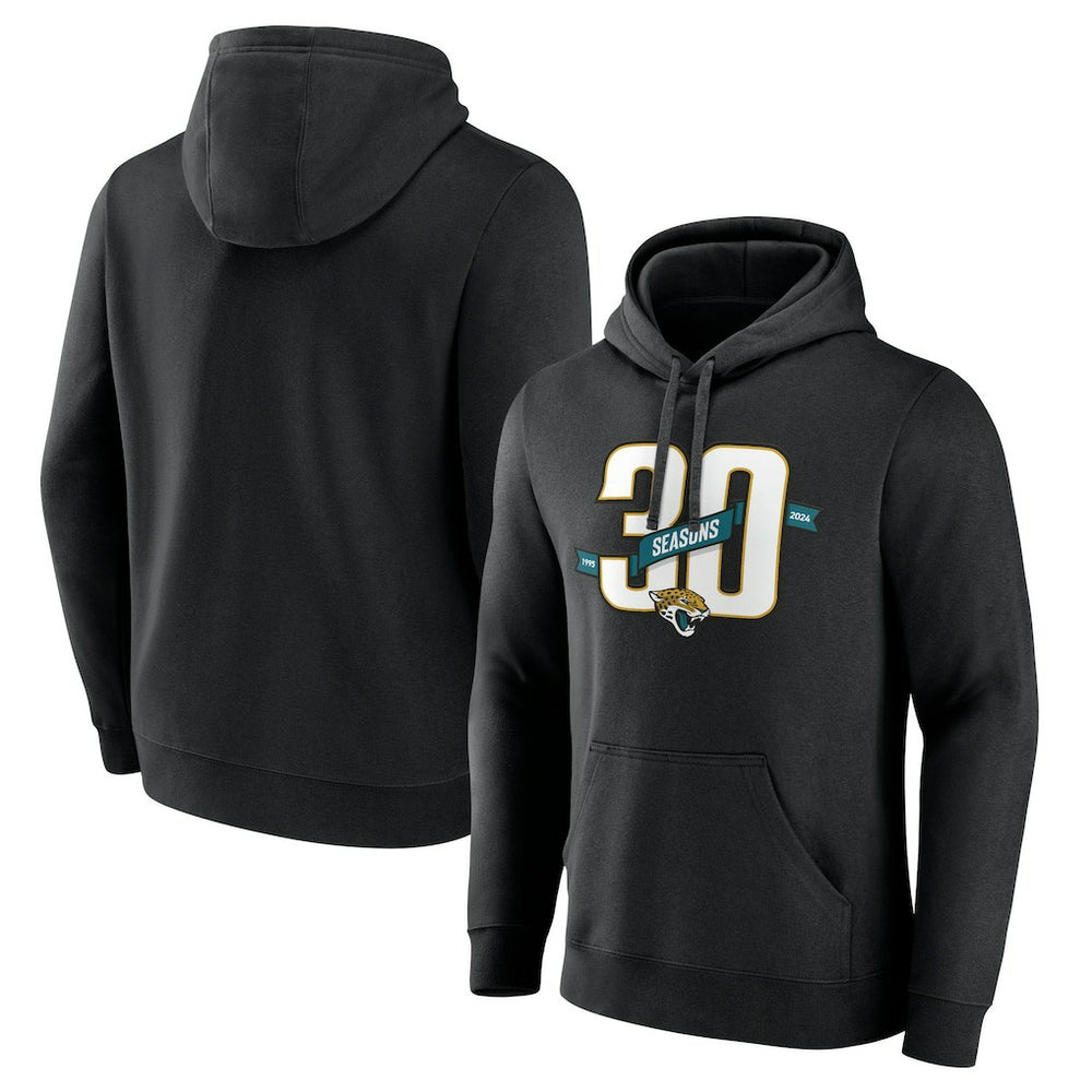 Jacksonville Jaguars 30th Anniversary Pullover Hoodie Black