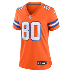 NFL Rod Smith Denver Broncos Women's Mile High Collection 1977 Throwback Retired Player Game Jersey - Orange