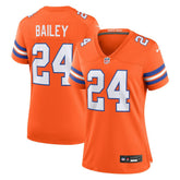 Champ Bailey Denver Broncos Women's Mile High Collection 1977 Throwback Retired Player Game Jersey Orange
