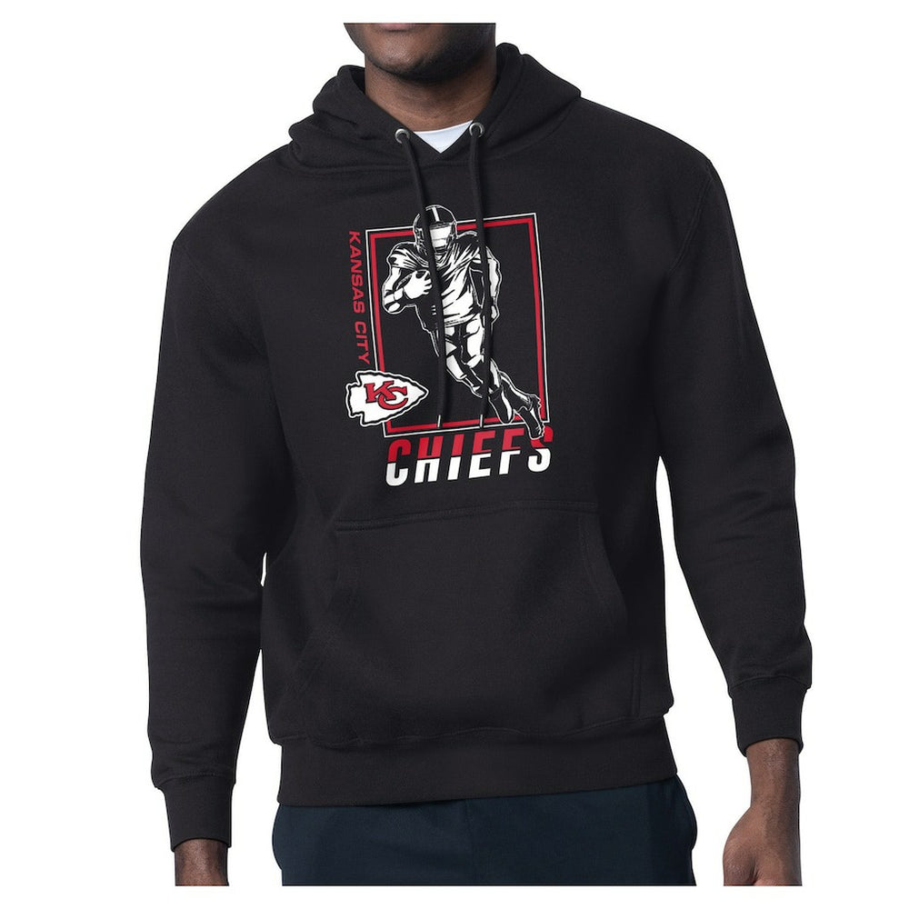Kansas City Chiefs Starter Player Grid Pullover Hoodie Black