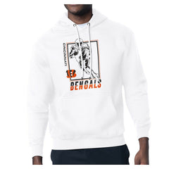 Cincinnati Bengals Starter Player Grid Pullover Hoodie White