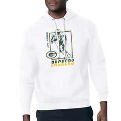 Green Bay Packers Starter Player Grid Pullover Hoodie White