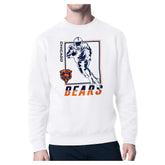 Chicago Bears Starter Player Grid Pullover Sweatshirt White