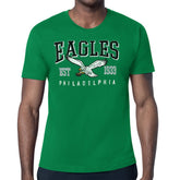 Philadelphia Eagles Starter Distressed Retro Logo T-Shirt Kelly Green