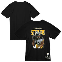 Troy Polamalu Pittsburgh Steelers Sideline Retired Player T-Shirt Black
