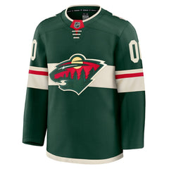 NHL Minnesota Wild Fanatics Home Premium Custom Jersey - Green