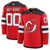 NHL,Custom New Jersey Devils Fanatics Home Premium Custom Jersey - Red