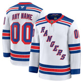 NHL New York Rangers Fanatics Away Premium Custom Jersey - White