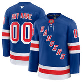 NHL New York Rangers Fanatics Home Premium Custom Jersey - Royal