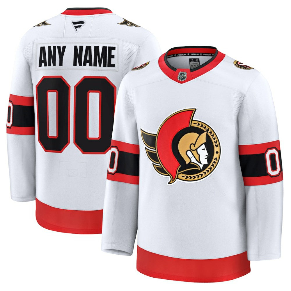 NHL Ottawa Senators Fanatics Away Premium Custom Jersey - White
