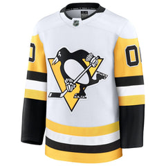 NHL,Custom Pittsburgh Penguins Fanatics Away Premium Custom Jersey - White
