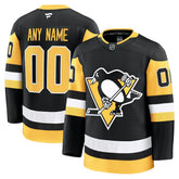 NHL Pittsburgh Penguins Fanatics Home Premium Custom Jersey - Black