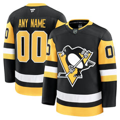 NHL Pittsburgh Penguins Fanatics Home Premium Custom Jersey - Black