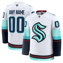 NHL Seattle Kraken Fanatics Away Premium Custom Jersey - White
